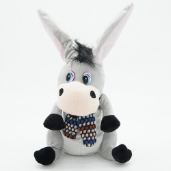 donkey with flapping ears talking speaking plush toys - singsing stuffed animals for children girls boys baby tiara