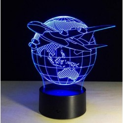 Air Plane Lamp - 3D Light - LED - 7 ColorsLights & lighting