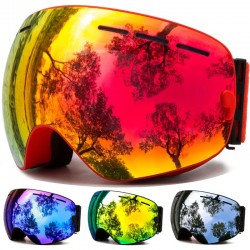 Ski goggles - anti-fog - UV protection - interchangeable lens - unisex