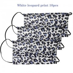 Mouth / face protective masks - disposable - 3-layer - leopard print - 10 - 50 - 100 piecesMouth masks