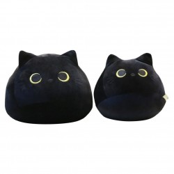 Black cat - cotton pillow - plush toy