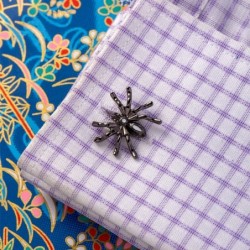 Spider shaped trendy cufflinksCufflinks