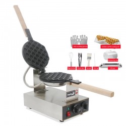 Electric bubble waffle maker - non-stick pan - 110V / 220V