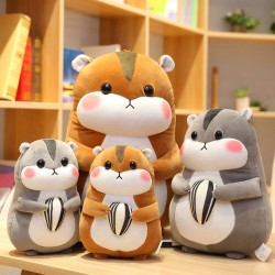 Hamster shaped pillow - plush toy