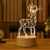 Acrylic LED night light - 3D neon lamp - elk / bear / unicorn / Santa