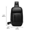 Fashionable shoulder laptop bag - backpack with USB charging port - waterproofBackpacks