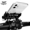 Universal phone holder - for bike / motorcycle handlebar - anti-slip - clip - rotatable - aluminum alloyHolders