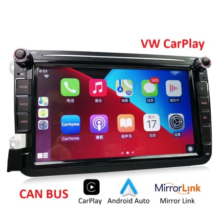 Car radio - X8 - Carplay - 2 Din - Android - Bluetooth - CAN BUS - Mirror Link - USB - TFDin 2