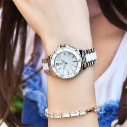 PAGANI DESIGN - luxurious women's watch - diamonds - ceramic bracelet - waterproofWatches