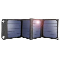 14W solar panel - folding charger - USB - waterproof - for SmartphonesChargers