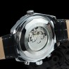 JARAGAR - automatic mechanical watch - 3 sub-dial - leather strapWatches