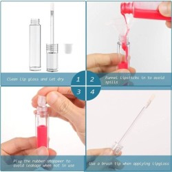 Empty transparent lip gloss containers - with lip sponge stick - 5ml - 20 piecesLipsticks