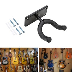 Wall mounted guitar holder - steel hook - anti-slipGuitars