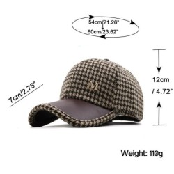 Trendy baseball hat - British check designHats & Caps