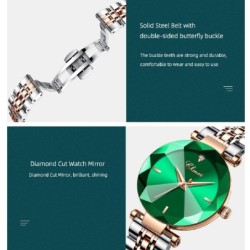 CHENXI - luxury Quartz watch - rose gold - stainless steel - waterproof - pinkWatches
