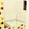 Square mirror tile - wall sticker - 15 * 15 cmBathroom & Toilet