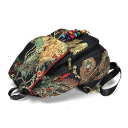 Canvas backpack - colorful ethnic designBackpacks