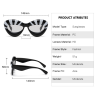 Fashionable sunglasses - striped cat eyesSunglasses