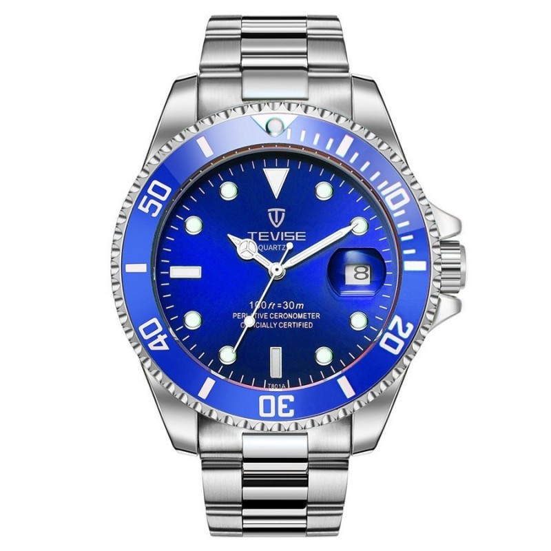 Luxury Quartz watch - waterproof - stainless steelWatches
