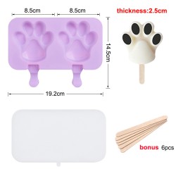 Silicone ice cream mold - for homemade desserts making - reusableTools
