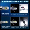 Mini H7 LED headlight bulb 250W CSP - 320000lm - auto diode bulbs - H7 Turbo LED - 12V - 6500KH7