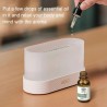 Ultrasonic air humidifier - essential oils diffuser - colorful LED flameHumidifiers