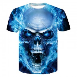 Men's 3D Skull T-ShirtT-shirts