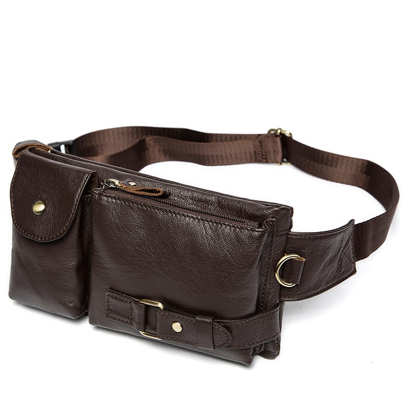 Genuine leather waist belt bagBags