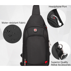 Waterproof nylon crossbody shoulder bagBags