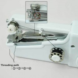 Mini portable handheld sewing machine