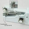 Mini portable handheld sewing machine