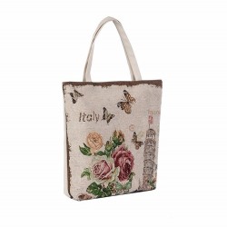 Canvas bag with floral printBags