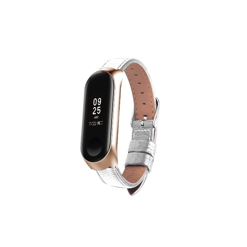 Leather band for Xiaomi Mi Band 3 - 4 watchSmart-Wear