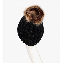 Warm winter wool hat with pom pomHats & Caps
