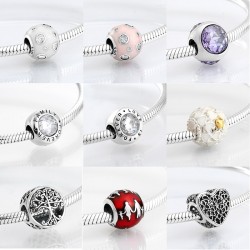925 sterling silver - round beads for braceletBracelets